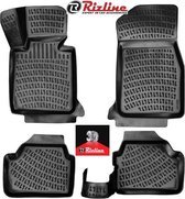 Rizline 3D rubberen matten automatten vloermatten compatibel met Nissan Xtrail 2013 - 2020 precies passende met hoge rand ca. 5 cm (valentijn cadeautje voor haar en hem - vrouw en man)