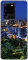 Geschikt voor Samsung Galaxy S20 Ultra hoesje - Rotterdam - Nederland - Skyline - Siliconen Telefoonhoesje