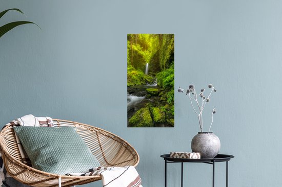 Stickers Stickers muraux - image jungle - 20x40 cm - Feuille adhésive