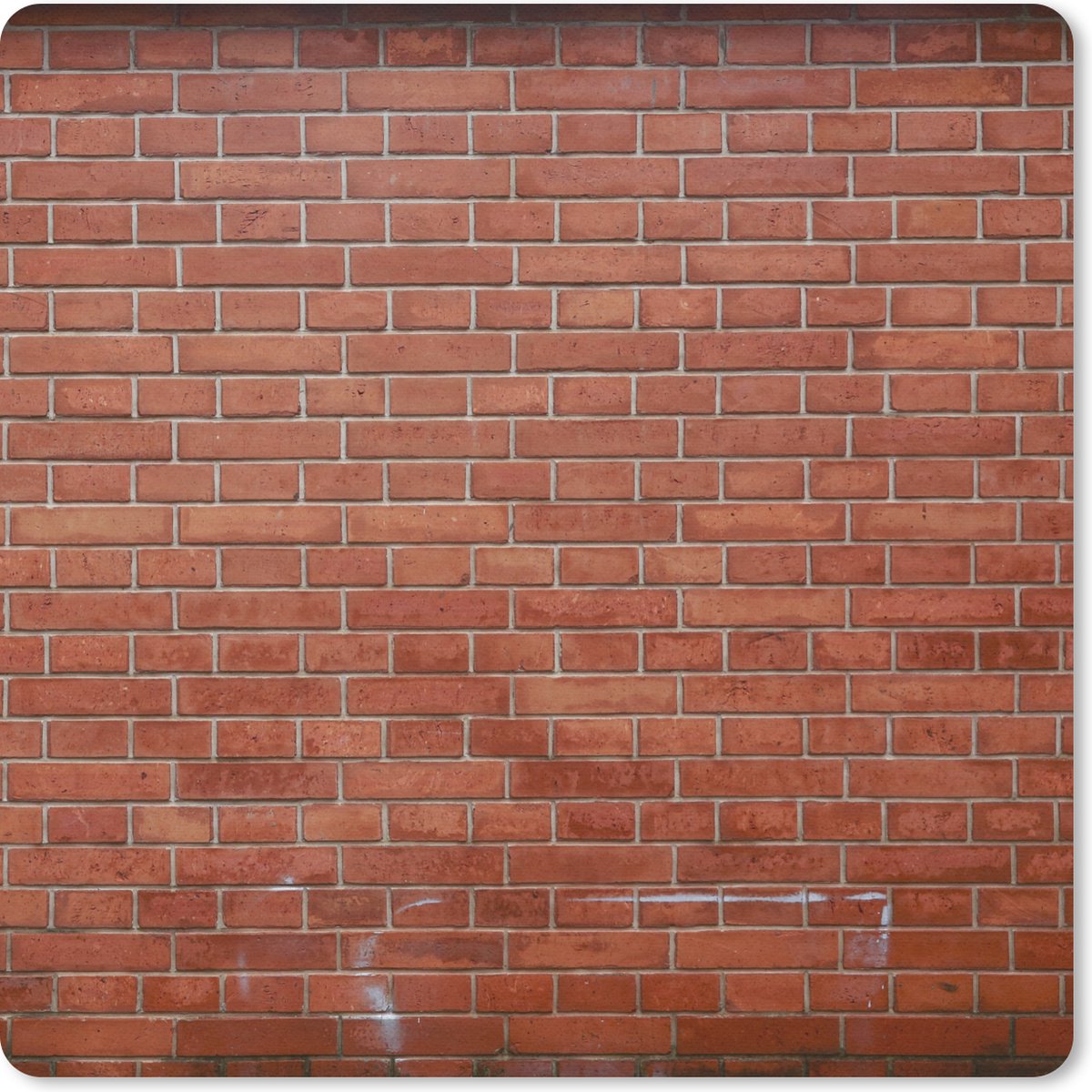 Muismat 30x30 cm - Mousepad Bakstenen - Muur - Textuur - Muismatten