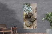 Schuttingposter Koala's - Kind - Boom - Kinderen - Jongens - Meiden - 100x200 cm - Tuindoek