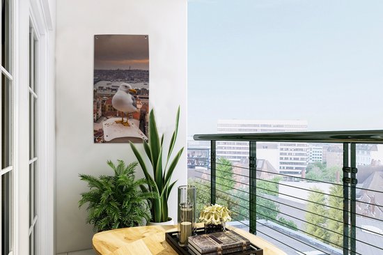 Affiche de jardin Mouette - Istanbul - Architecture - 30x60 cm