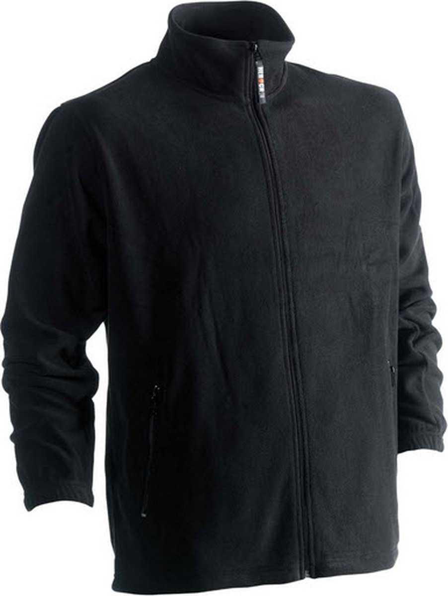 Herock Darius Fleecejack essentials 0903 Zwart