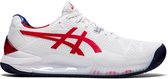 ASICS - Heren schoenen - GEL-RESOLUTION 8  CLAY L.E. - white/classic red - maat 44 1/2