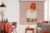 Wandkleed - Wanddoek - Chocolade - Sinterklaas - Sint - Kinderen - Jongens - Meisjes - Kind - 180x180 cm - Wandtapijt