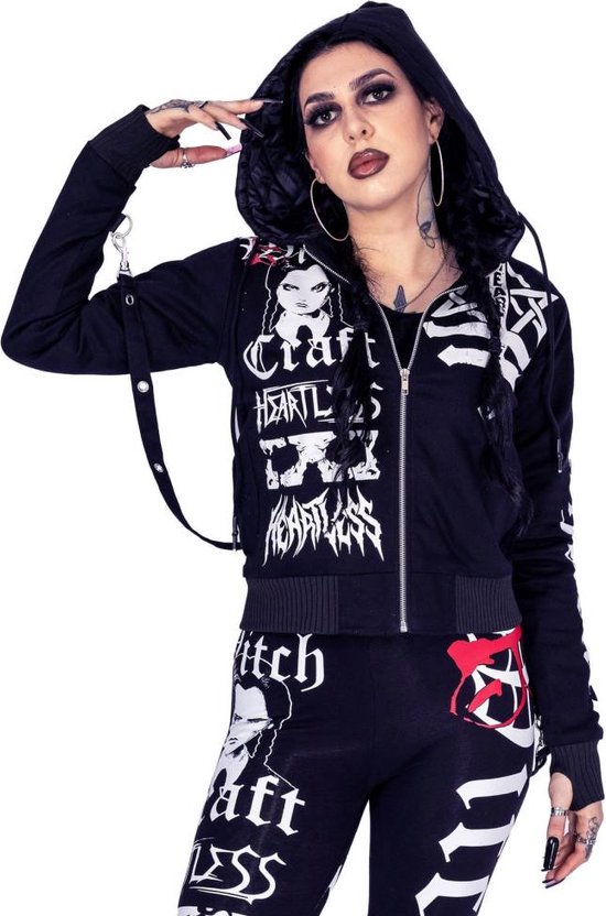 Heartless Jacket M BITCH CRAFT Zwart