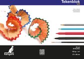 Kangaro K-5555 Tekenblok 270x360mm 120gr 20 Vel, Wit