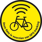 GPS tracker sticker voor fiets 50 mm - 10 stuks per kaart