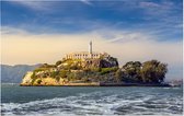 De gevangenis van Alcatraz in de San Francisco Bay - Foto op Forex - 60 x 40 cm