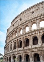 De bogen van het imposante Colosseum in Rome - Foto op Forex - 90 x 120 cm