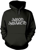 Amon Amarth Hoodie/trui -XXXL- Grey Skull Zwart