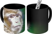 Magische Mok - Foto op Warmte Mok -  een makaak aap - 350 ML