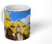 Mok - Rotterdam - Architectuur - Kubus - Geel - 350 ML - Beker
