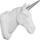 wandlamp Eenhoorn junior 22 cm ABS wit