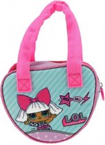 L.O.L. Surprise kleine hartjes tas roze 16 cm