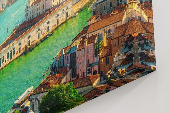 Artaza - Peinture sur toile - Ville de Venetië d'en haut - 90 x 30 - Photo sur toile - Impression sur toile