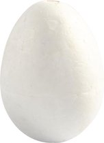 styropor-model Eieren 6 cm wit 5 stuks