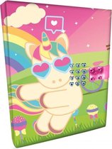 code-dagboek Unicorn junior 15 x 21 cm papier