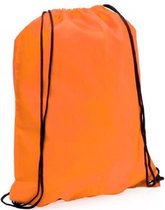 gymtas 45 x 35 cm polyester oranje