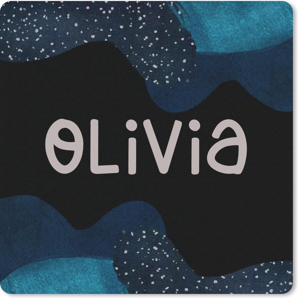 Muismat 30x30 cm - Mousepad Olivia - Pastel - Meisje - Muismatten