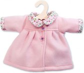 poppenkleding winterjas roze 35-45 cm