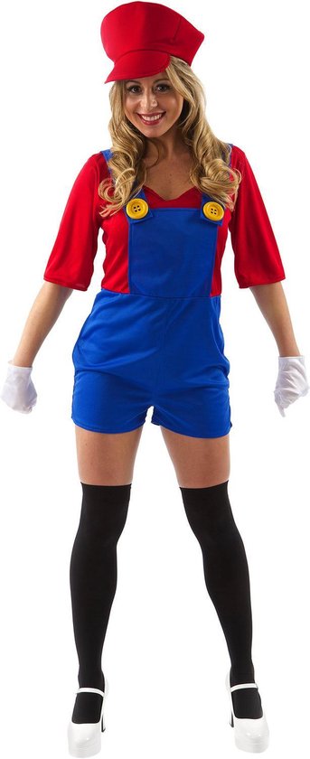 suiker College bad Super Mario Bros Kostuum | Dames Super Mario Kostuum Vrouw | XL | Carnaval  kostuum |... | bol.com