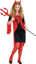 Halloween duivel kostuum voor meisjes - Verkleedkleding - Maat 140/152