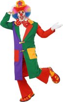 Widmann - Clown & Nar Kostuum - Clownsjas Man - Multicolor - Small - Carnavalskleding - Verkleedkleding