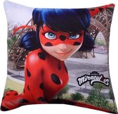 Ladybug kussen Parijs 40 x 40 cm