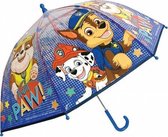 kinderparaplu Paw Patrol jongens 45 cm polyester blauw