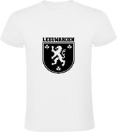 Leeuwarden Wapen | Heren T-shirt | Wit | Stad | Friesland | Nederland | Cadeau