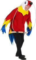 Widmann - Papegaai Kostuum - Regenwoud Papegaai Op Een Stokje Kostuum - Multicolor - XL - Carnavalskleding - Verkleedkleding