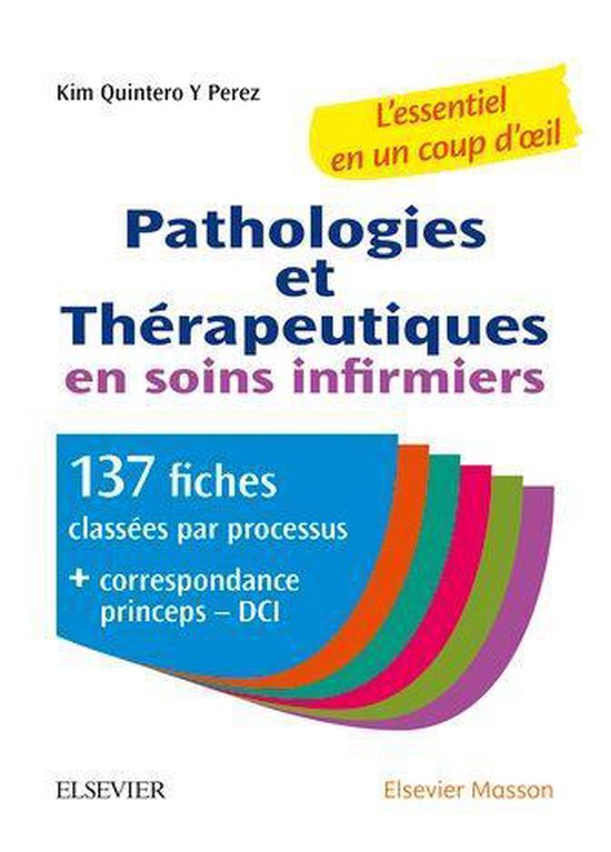 Pathologies et thérapeutiques en soins infirmiers - cover