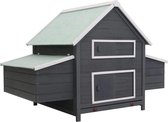Everest Kippenhok 157x97x110 cm hout grijs