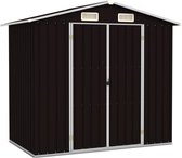 Everest Tuinschuur 205x129x183 cm gegalvaniseerd staal bruin