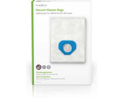 Nedis Stofzuigerzak - 4 Stuks - Synthetisch - Meest verkocht voor: Nilfisk - Wit