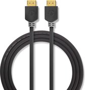 High Speed ​​HDMI™-Kabel met Ethernet | HDMI™ Connector | HDMI™ Connector | 4K@60Hz | 18 Gbps | 5.00 m | Rond | PVC | Antraciet | Window Box