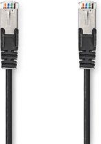 Nedis CAT5e-Kabel | SF/UTP | RJ45 Male | RJ45 Male | 1.00 m | Rond | PVC | Zwart | Envelop