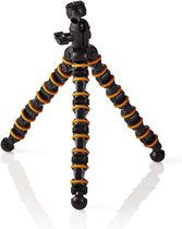 Nedis Gorillapod - Maximaal draagvermogen: 2.5 kg - 30.0 cm - 9 Segmenten - Balhoofd - ABS / Kunststof - Oranje / Zwart