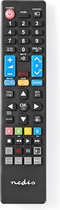 Nedis TVRC41SABK télécommande RF sans fil TV Appuyez sur les boutons