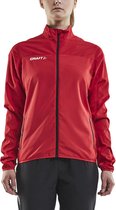 Craft Rush Wind Jacket Dames - sportjas - rood - maat XL