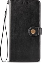 Hoesje geschikt voor iPhone 13 Pro Max - Bookcase - Pasjeshouder - Portemonnee - Kunstleer - Zwart