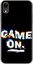 Geschikt voor iPhone XR hoesje - Gaming - Game - Quote - Siliconen Telefoonhoesje