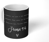 Mok - Kerst - Quotes - Jesaja - 350 ML - Beker - Kerst Cadeau - Kerst Cadeautjes - Kerstcadeau Man - Kerstcadeau Vrouw - Mok met Tekst