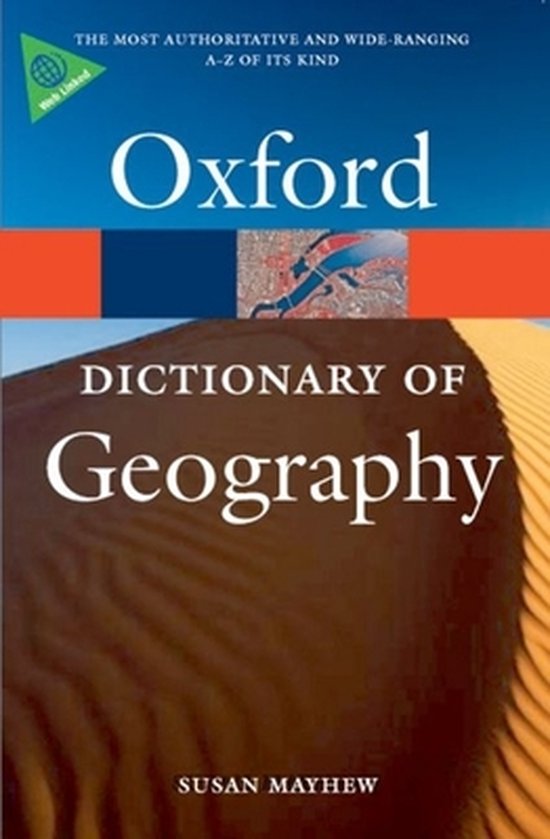 Dictionary Of Geography - cover