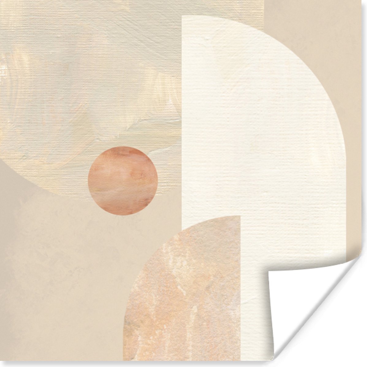 Poster Design - Abstract - Verwering - 75x75 cm