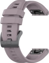 Bracelet en Siliconen (gris violet), adapté pour Garmin Fenix 5S, Fenix 5S Plus, Fenix 6S, Fenix 6S Pro, Fenix 7S