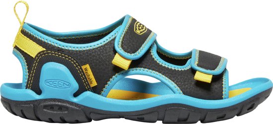 Keen - Knotch Creek Older Kids' Sandalen Black/Vivid Blue - Maat 37