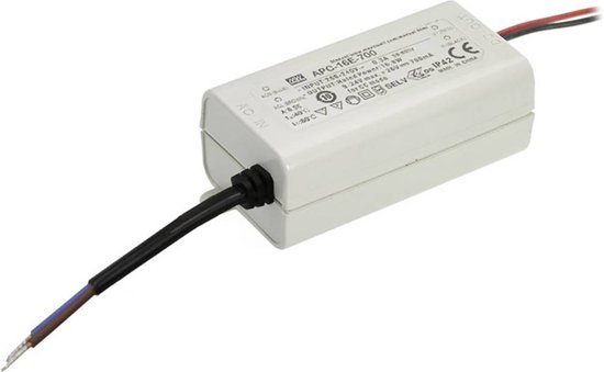 LED-driver 12 - 48 V/DC 16.8 W 350 mA Constante stroomsterkte Mean Well APC-16E-350