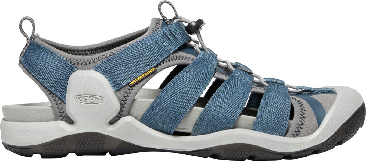 Keen CNX II Heren Water Sandalen Midnight /Real Aqua Polyester K1024970 Blauw